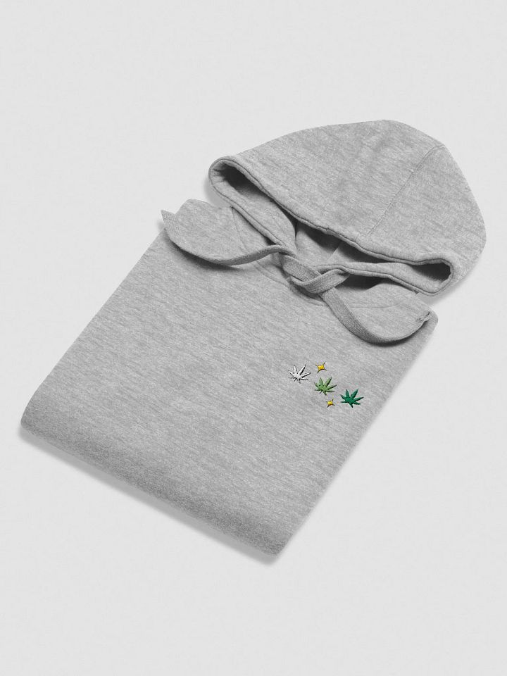 sparkle weed leaf embroidered hoodie product image (6)