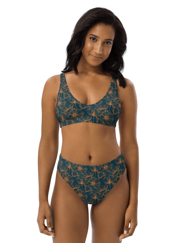 Gothic Flower | Recycled High Waisted Bikini product image (2)