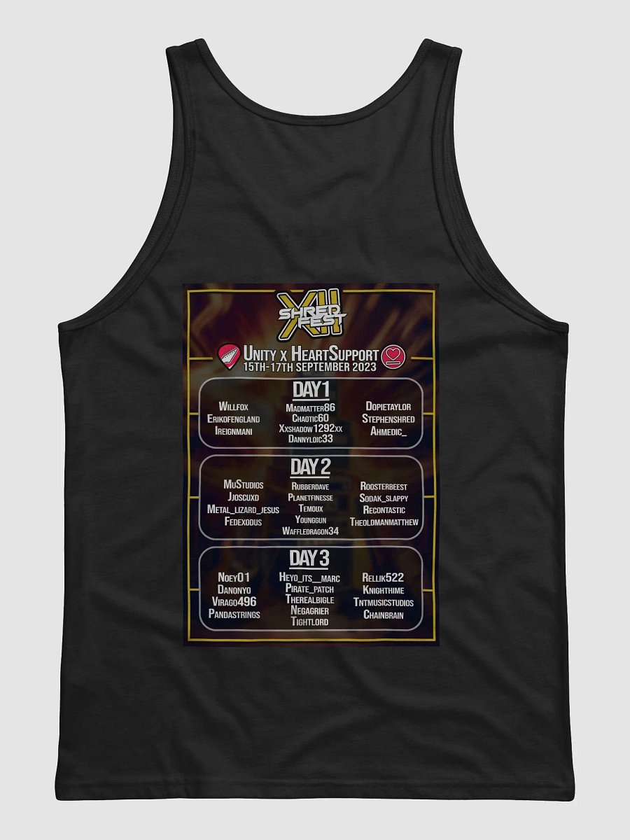 Shredfest 12 Lineup Tank product image (4)