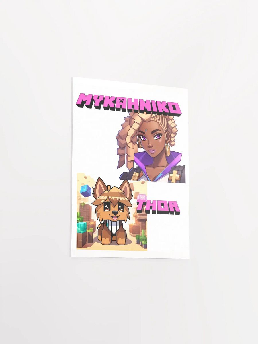 Mykah and Thor Minecraft Poster product image (3)