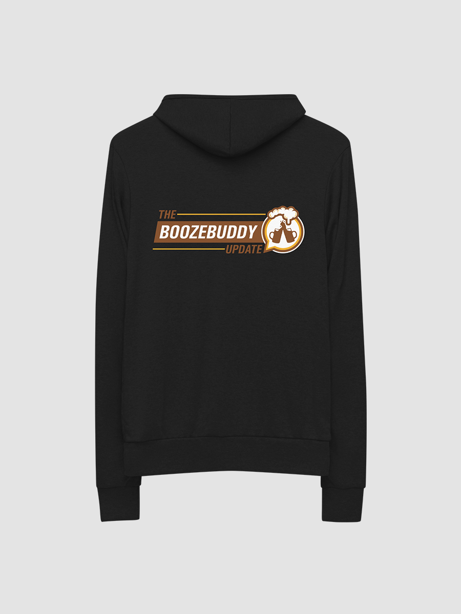 The Boozebuddy Update Lightweight Logo Hoodie product image (4)
