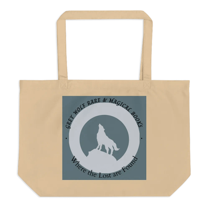 Grey Wolf Rare & Magical Organic Tote Bag product image (1)