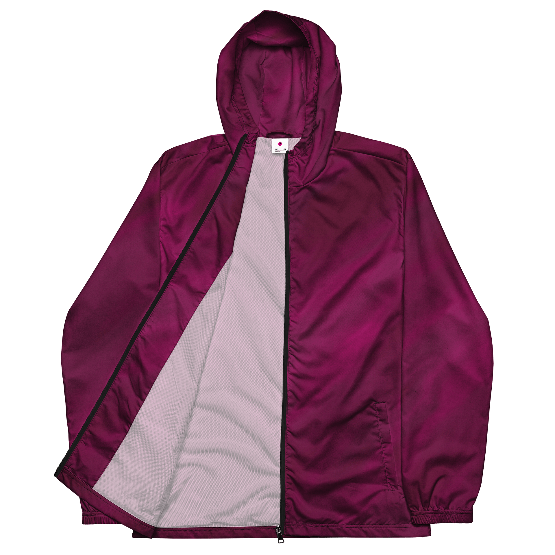 Burgundy Gradient All-Over Windbreaker product image (2)