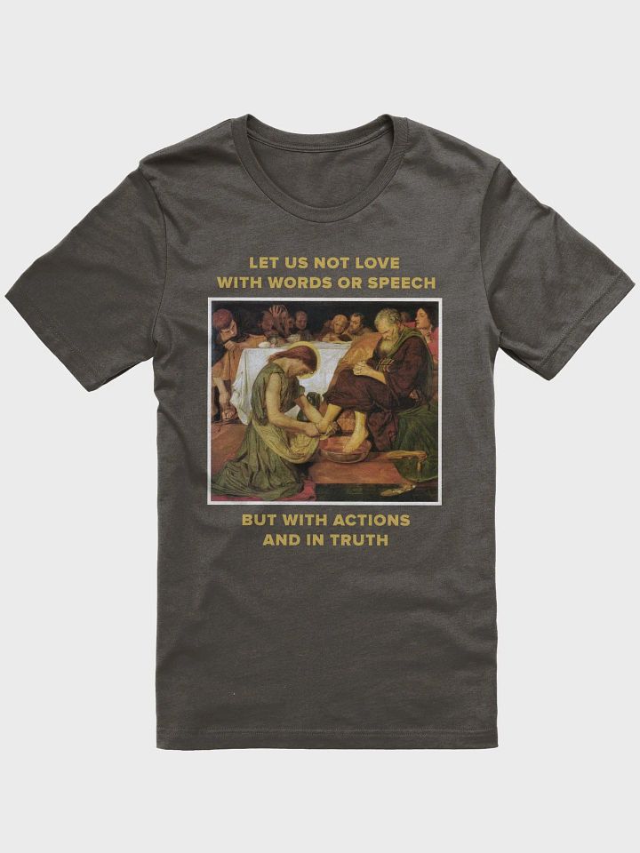 1 John 3:18 Tee product image (1)
