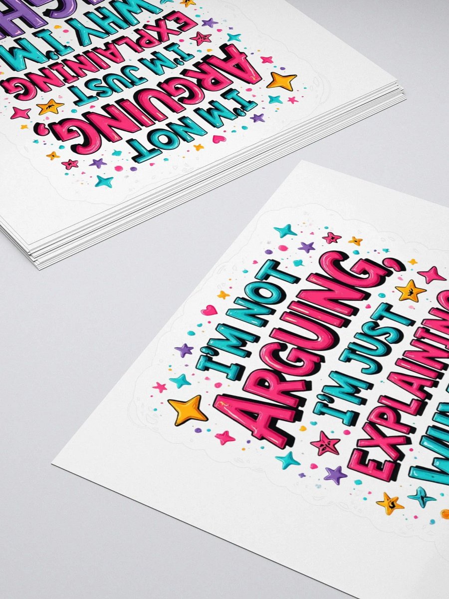 Righteous Explanation Kiss Cut Stickers product image (12)