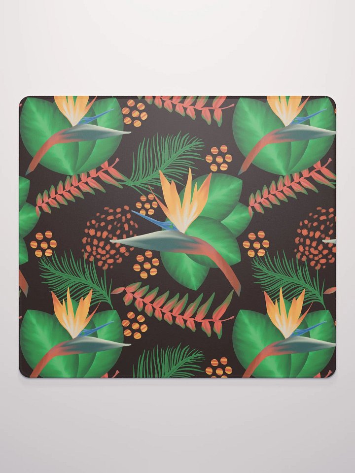 El Yunque Tropical Rainforest Black Gaming Mousepad product image (4)