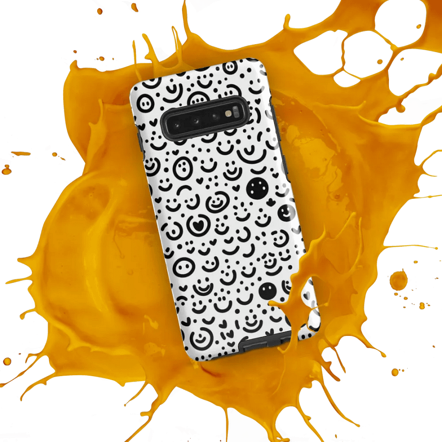 Whimsical Smiley Faces Tough Case product image (53)