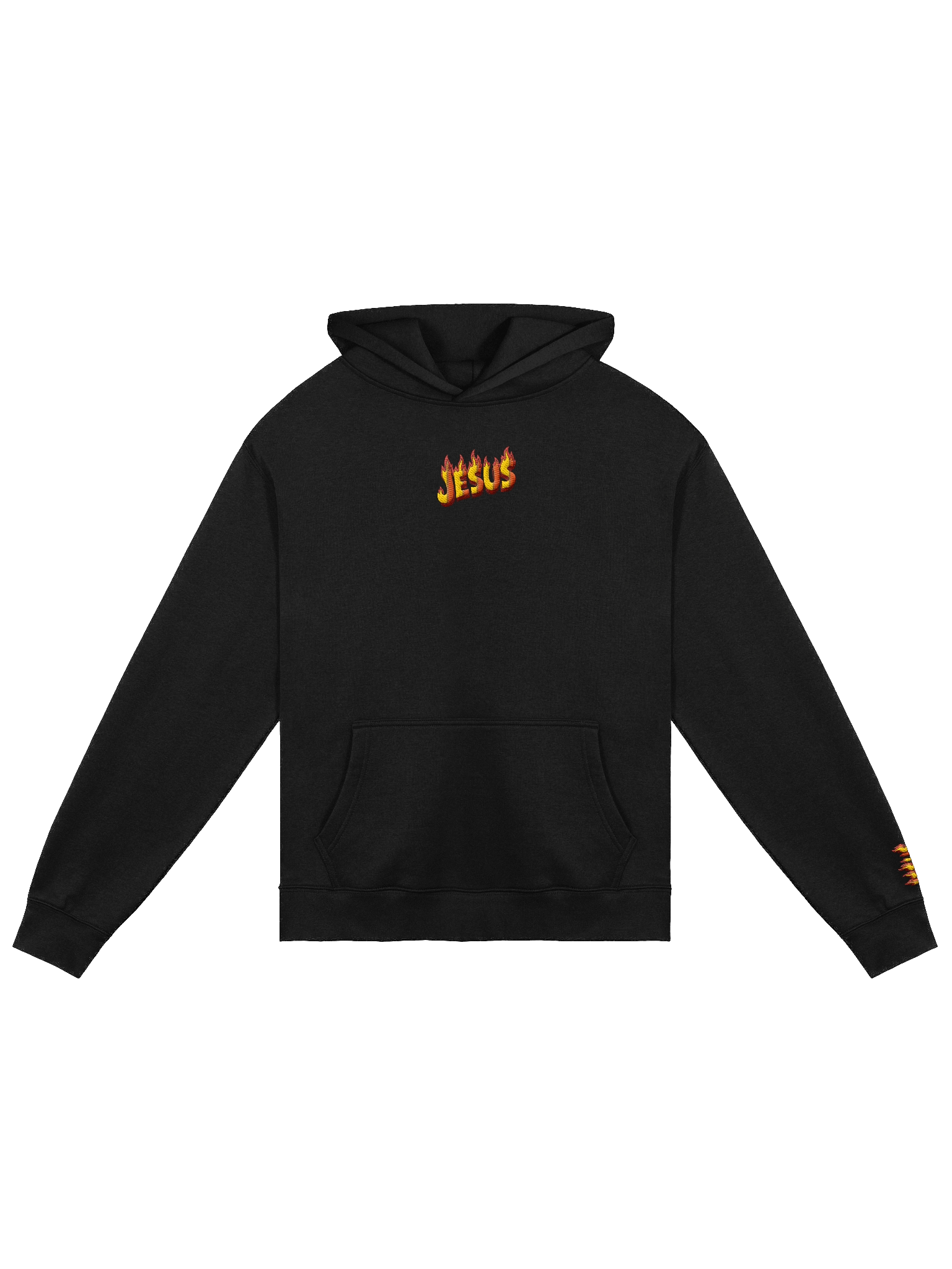 Flaming Jesus Oversized Hoodie product image (1)