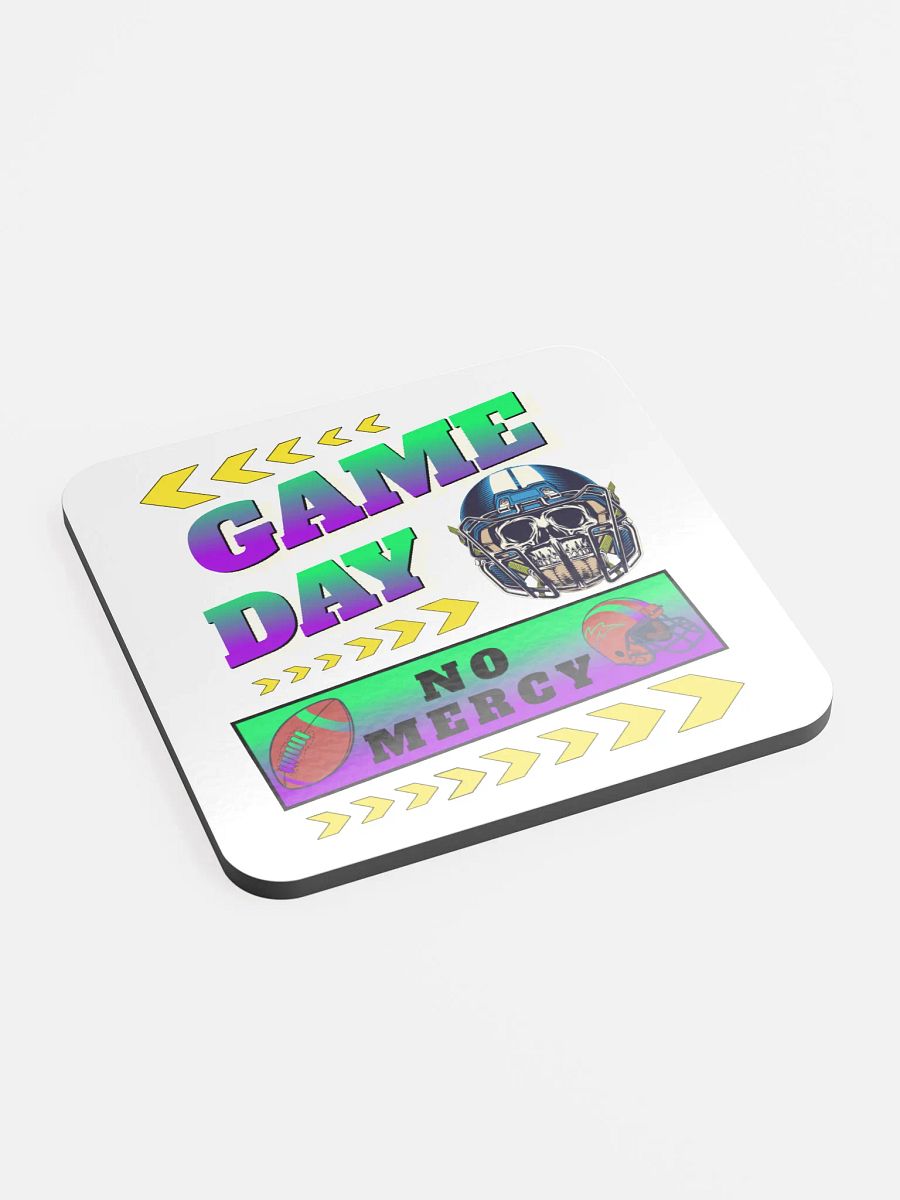 Game Day No Mercy Football Skeleton Cork Coaster product image (2)