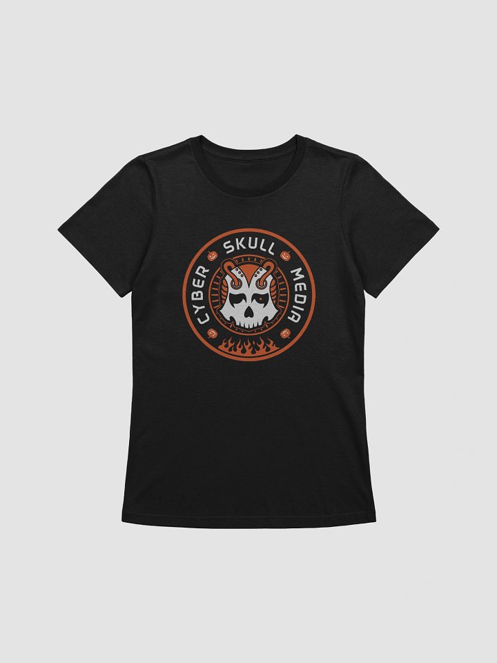 Cyber Skull Halloween 2025 Logo Tee (Women's Fit) product image (1)