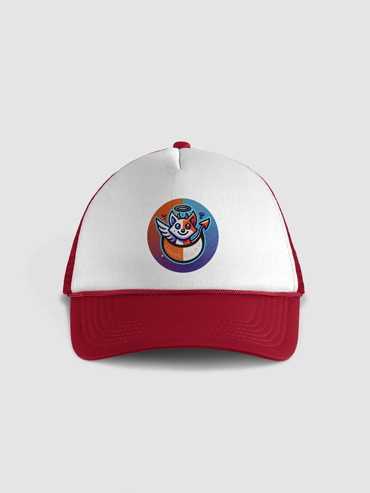 Chaotic Good Stories That Don't Sit Still Logo Trucker Hat product image (9)