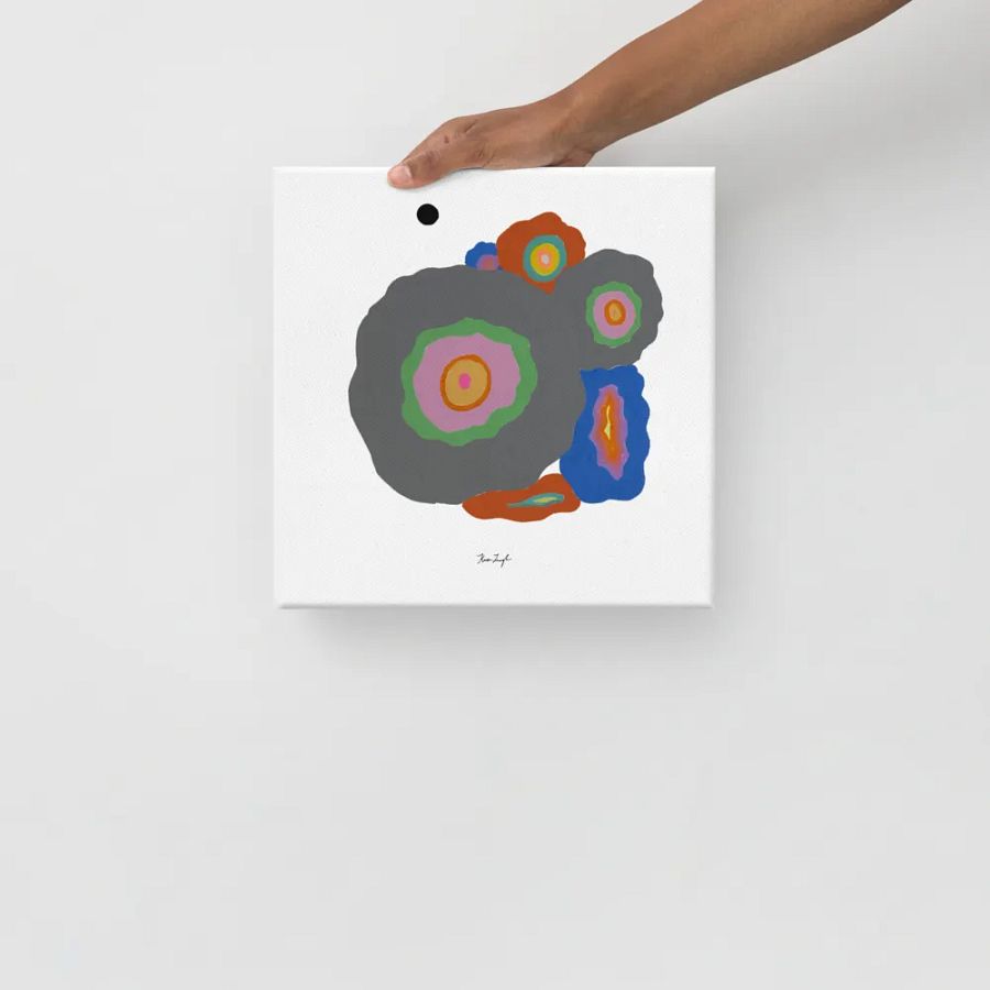 Abstract Stones Square Canvas Print product image (7)