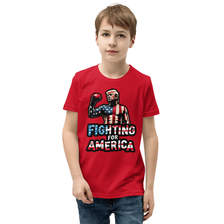 Kid's T-Shirt: Trump, Fighting for America product image (18)