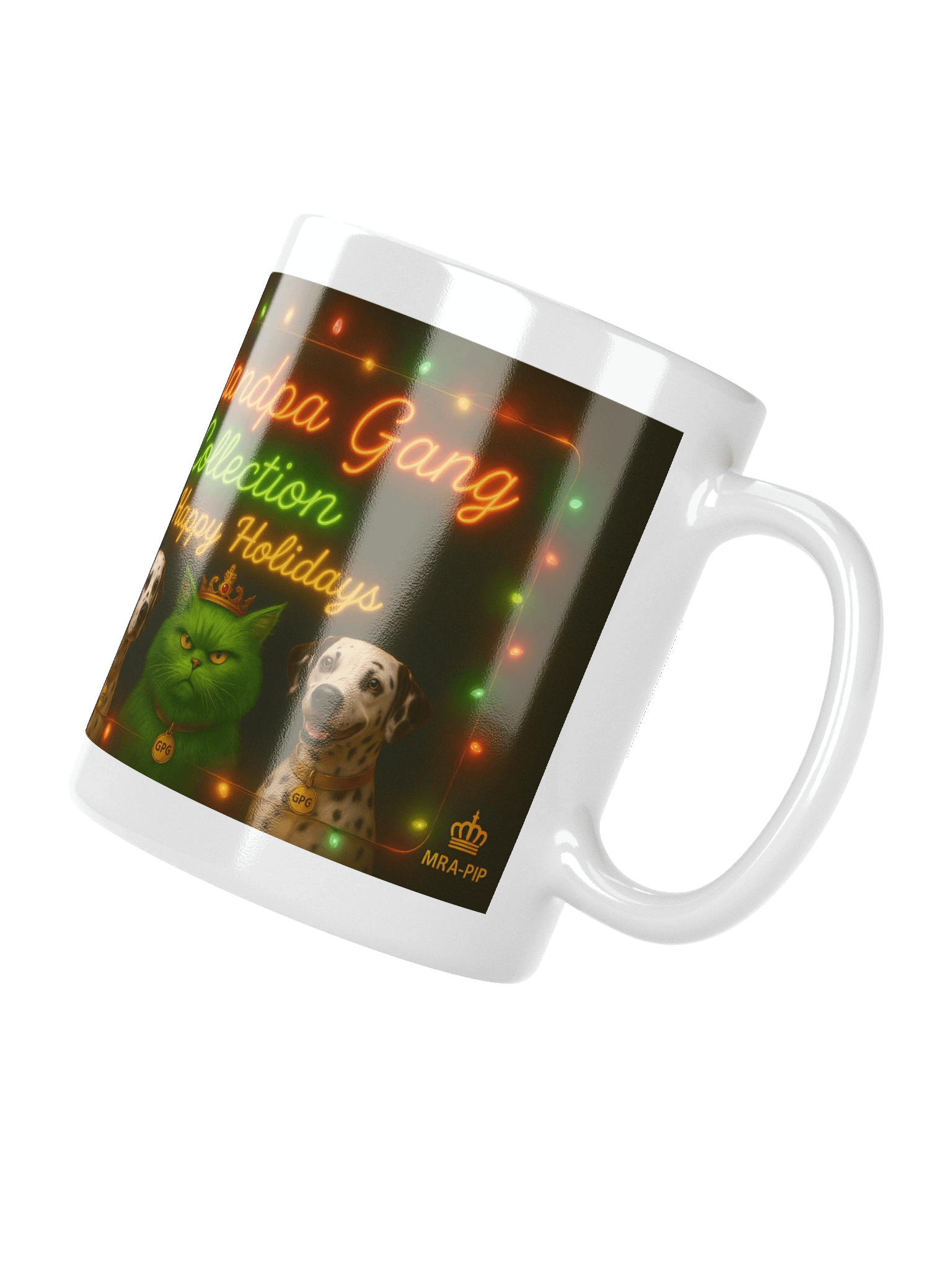 Neon Grandpa Gang Happy Holidays Mug product image (9)