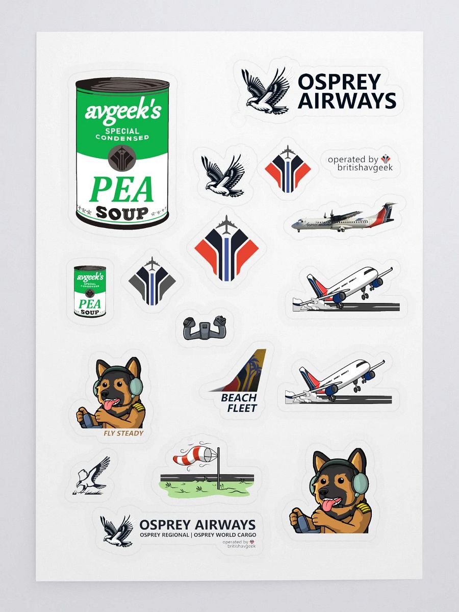 British Avgeek Sticker Pack product image (3)