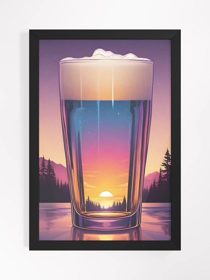 Beer Sunset Framed Poster product image (2)