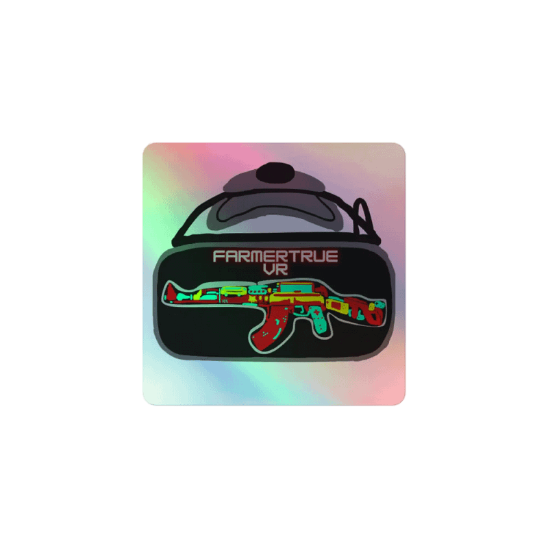 farmertrue Logo Sticker Holographic