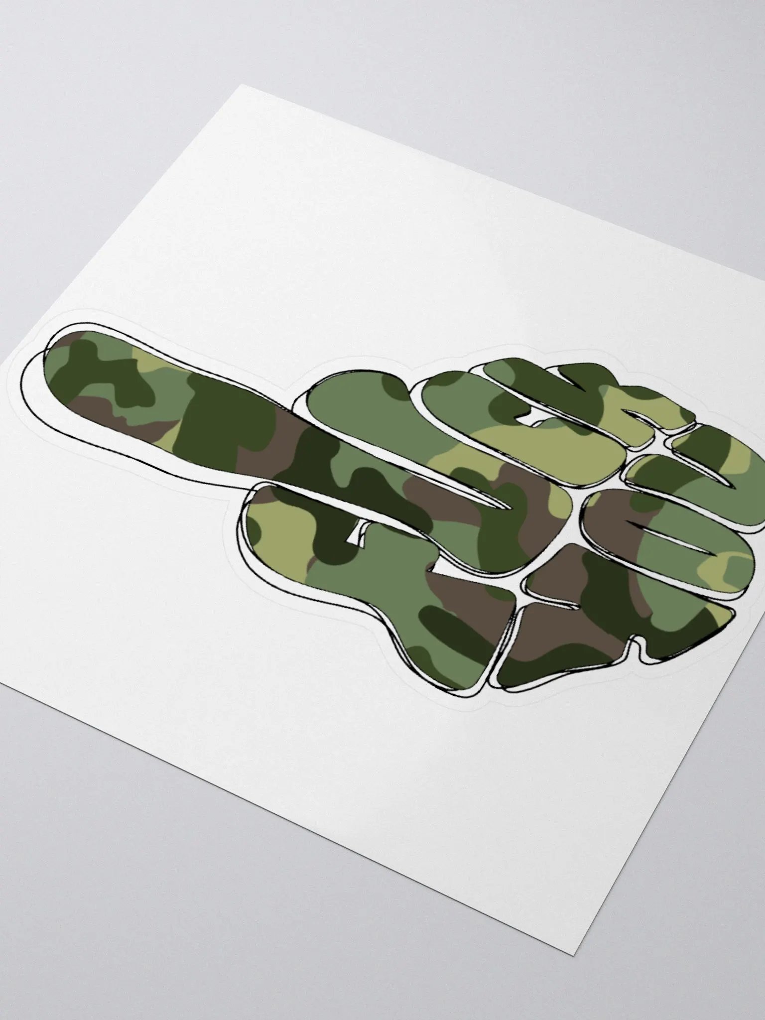 FU Camo 'The Finger' Sticker product image (8)