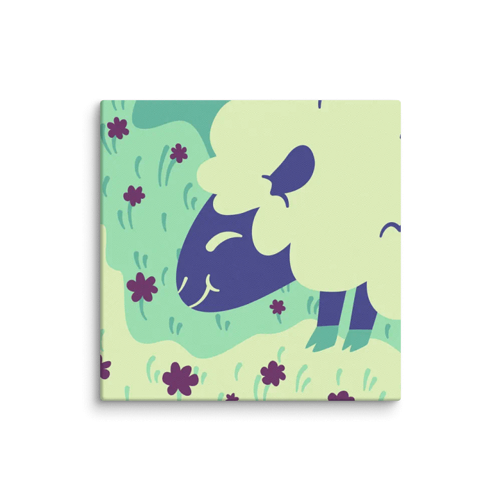 A Grazing Sheep Canvas Print product image (6)