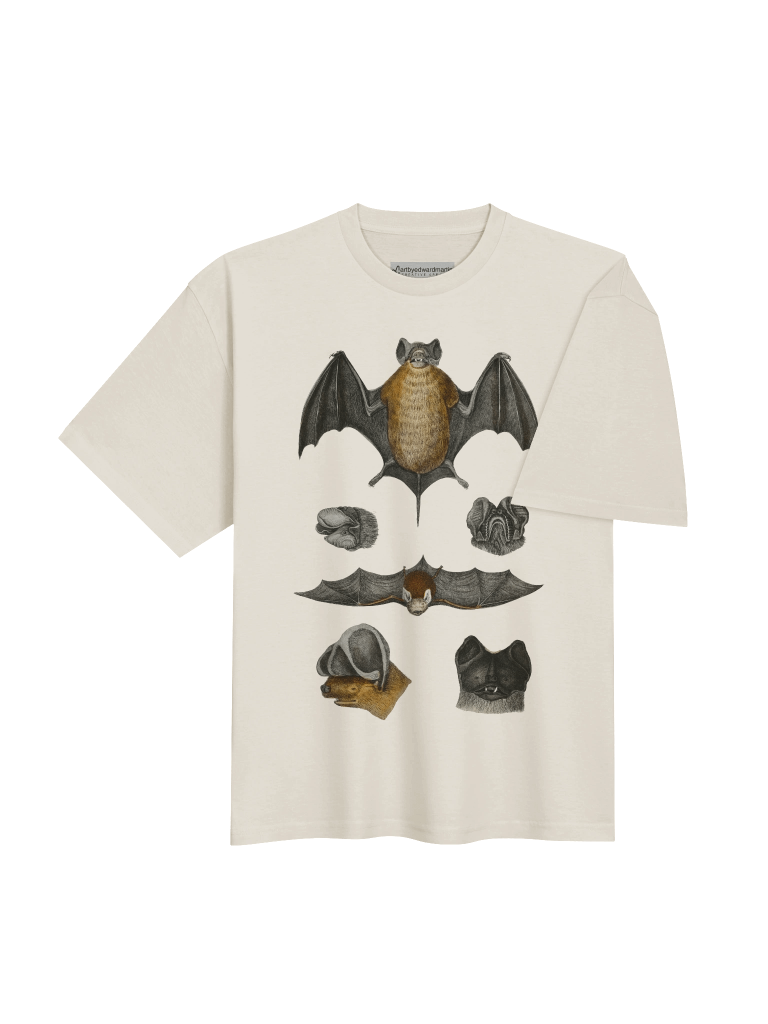 Bat Anatomy Oversized Tee product image (8)