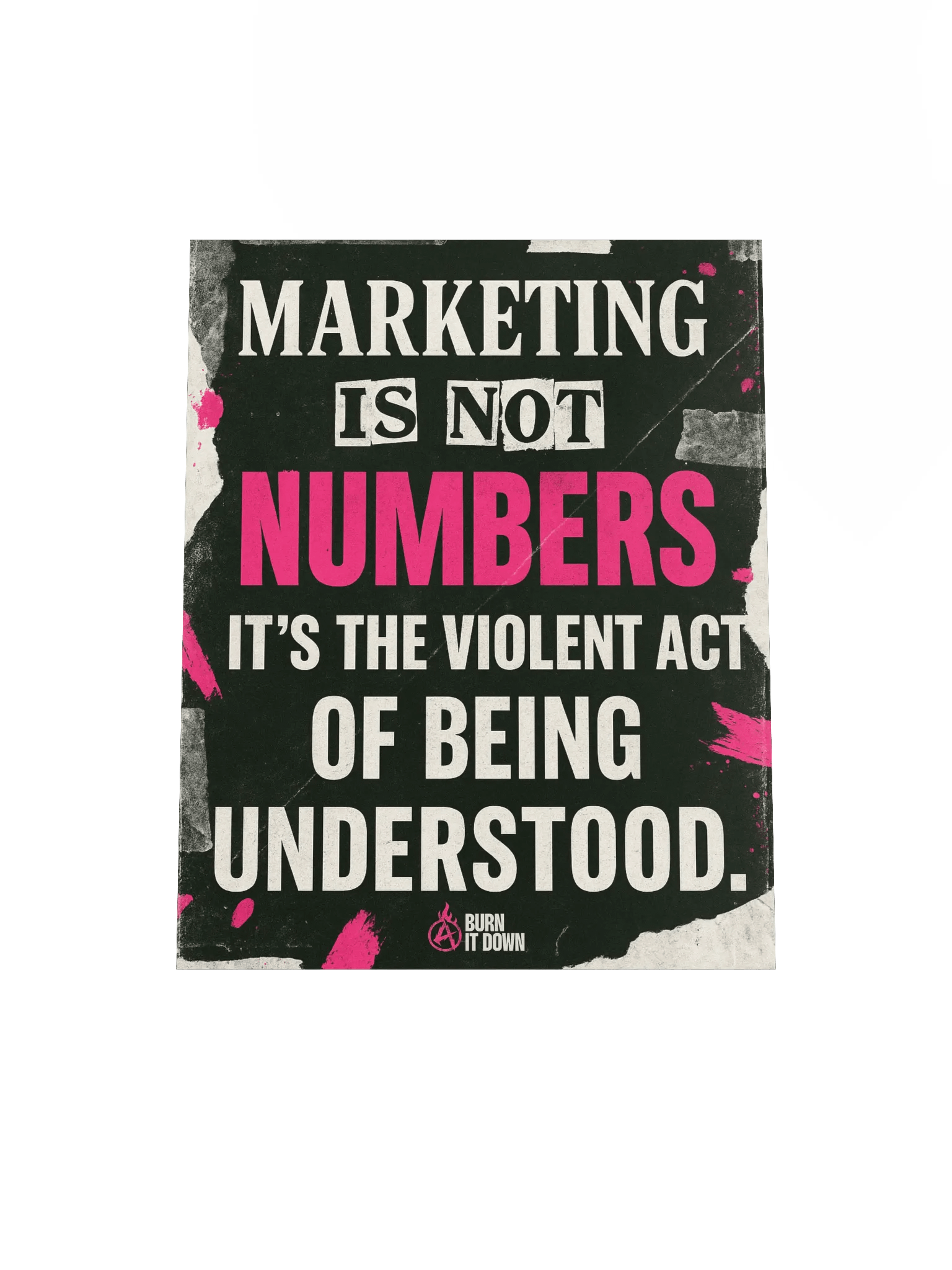 "The Violent Act of Being Understood" // 001 Poster product image (7)