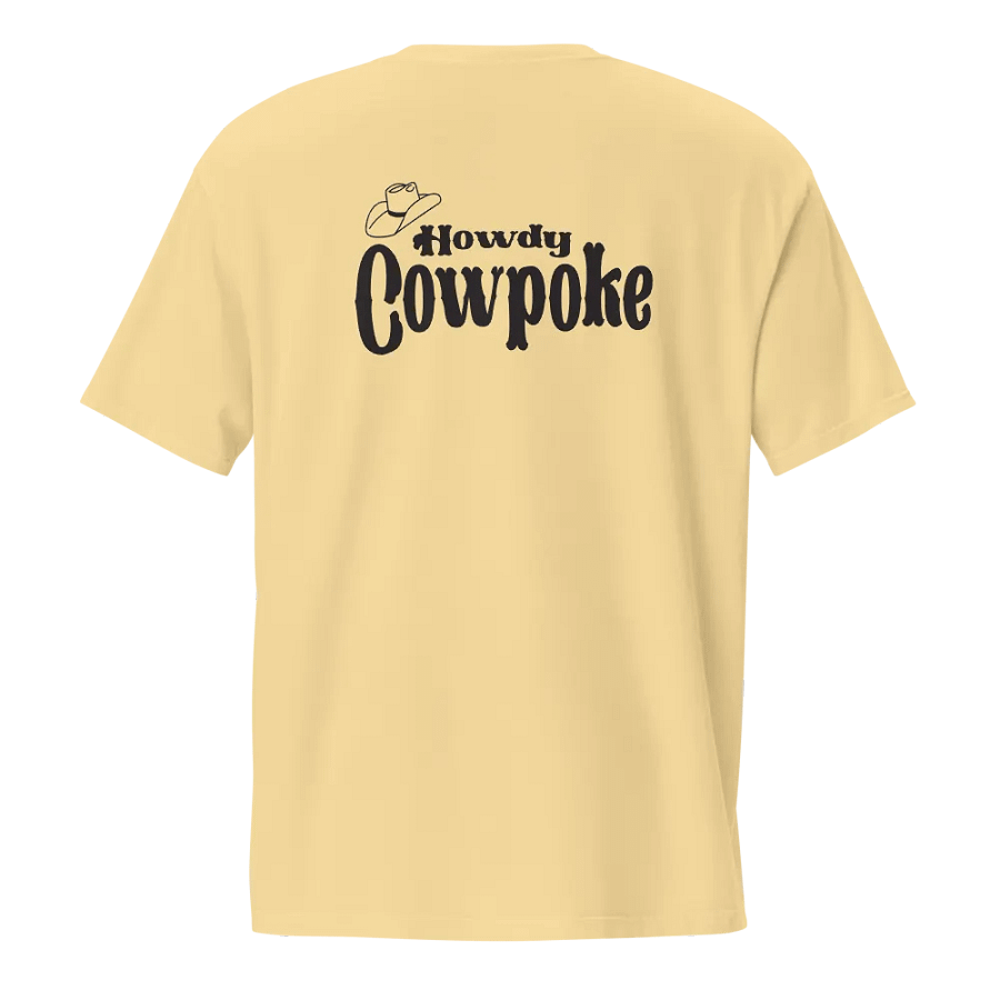 Howdy Cowpoke Pocket Tee product image (2)