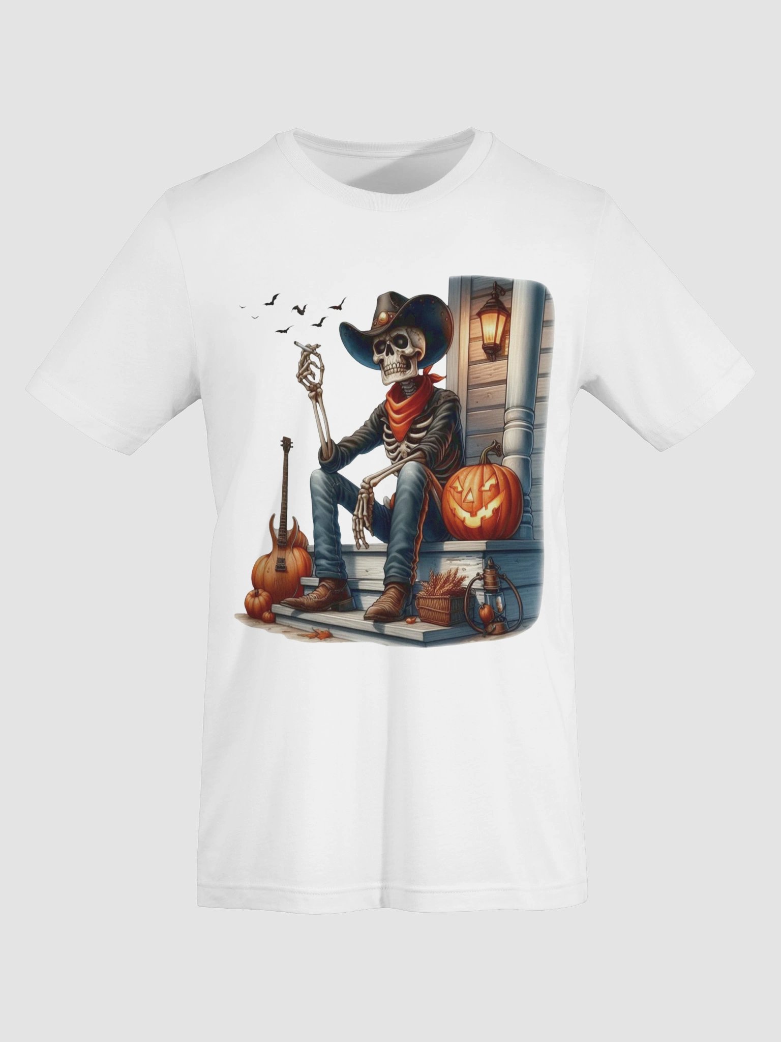 Skeleton Cowboy Harvest T-Shirt product image (4)