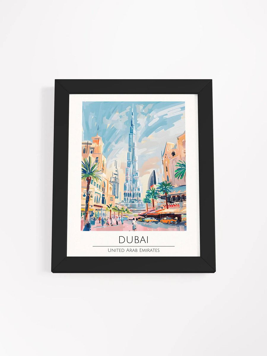 Dubai UAE Framed Travel Poster product image (4)