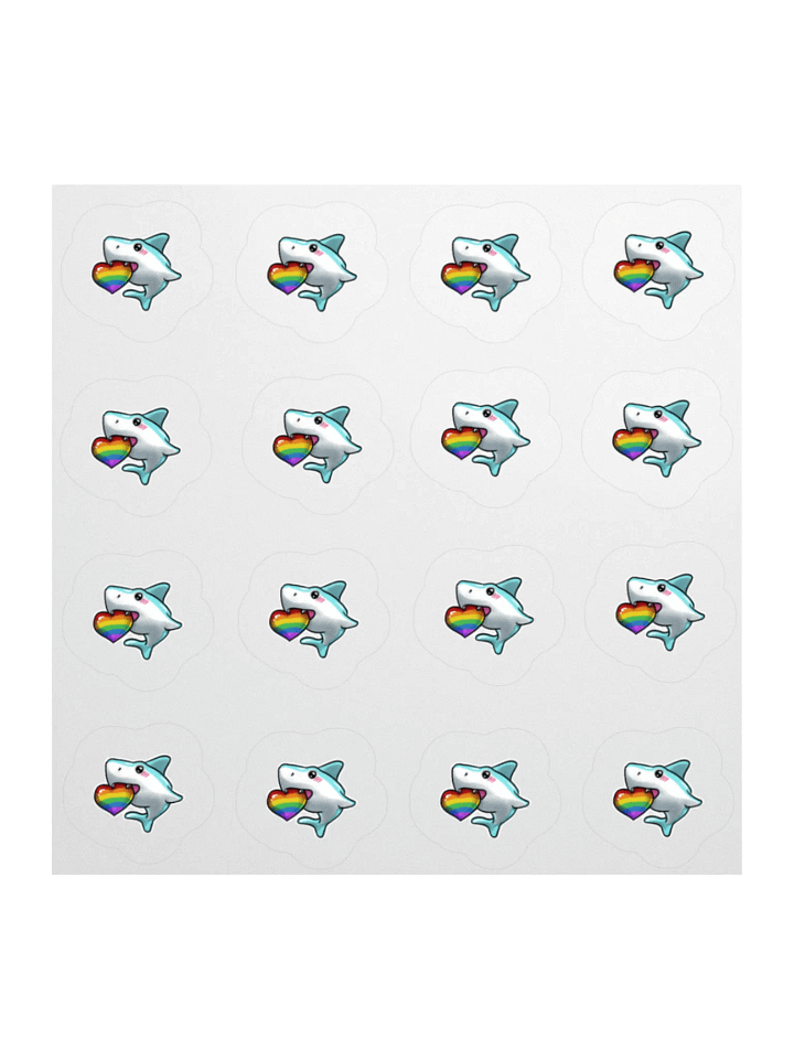 Sharky Pride Sticker Mini Sheet product image (1)