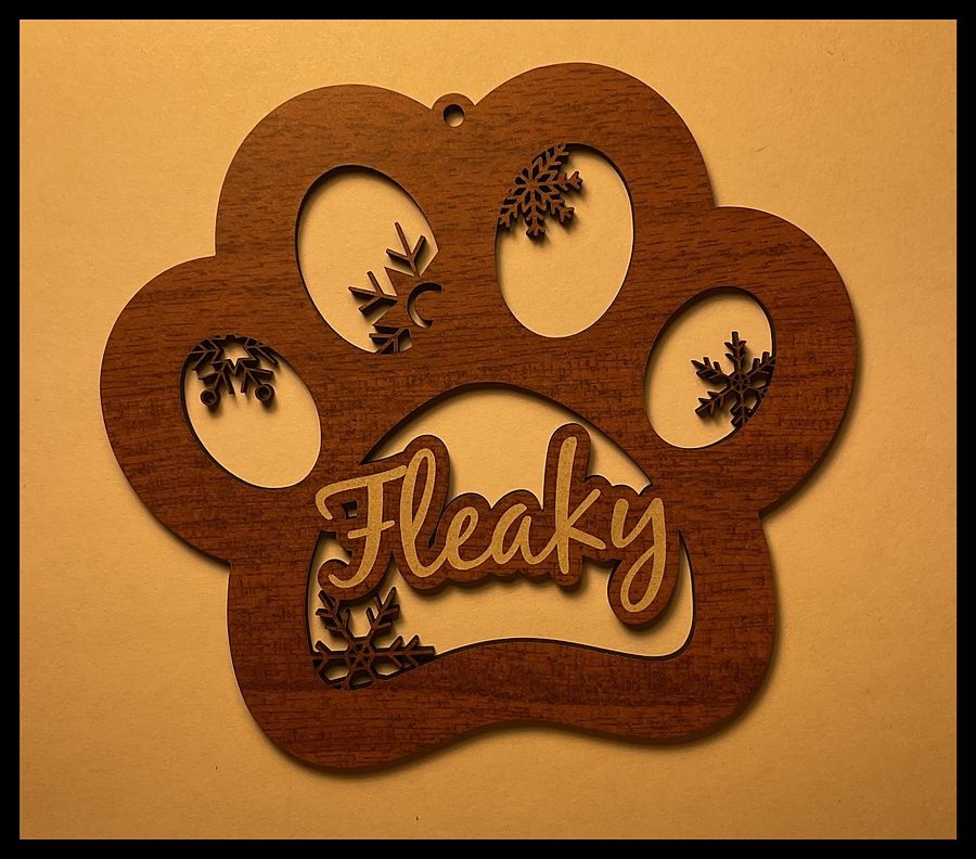 Personalized Christmas Pawprints product image (1)