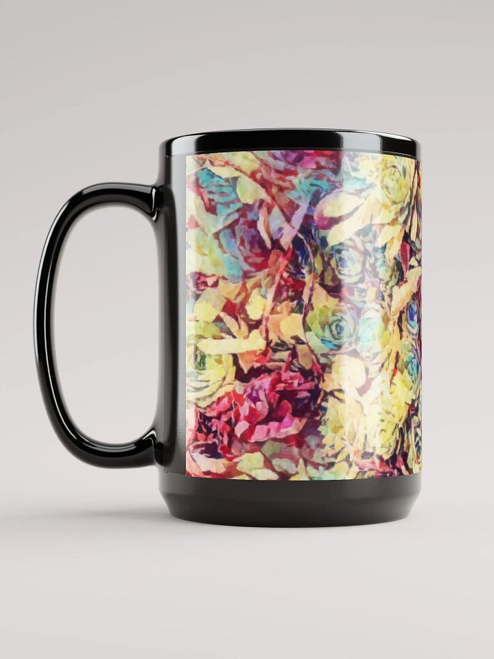 Abstract Graphic | Black Coffee Mug | Symphony Succulent product image (1)