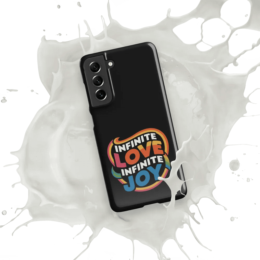 Infinite Love Infinite Joy Snap Case for Samsung (Black) product image (10)