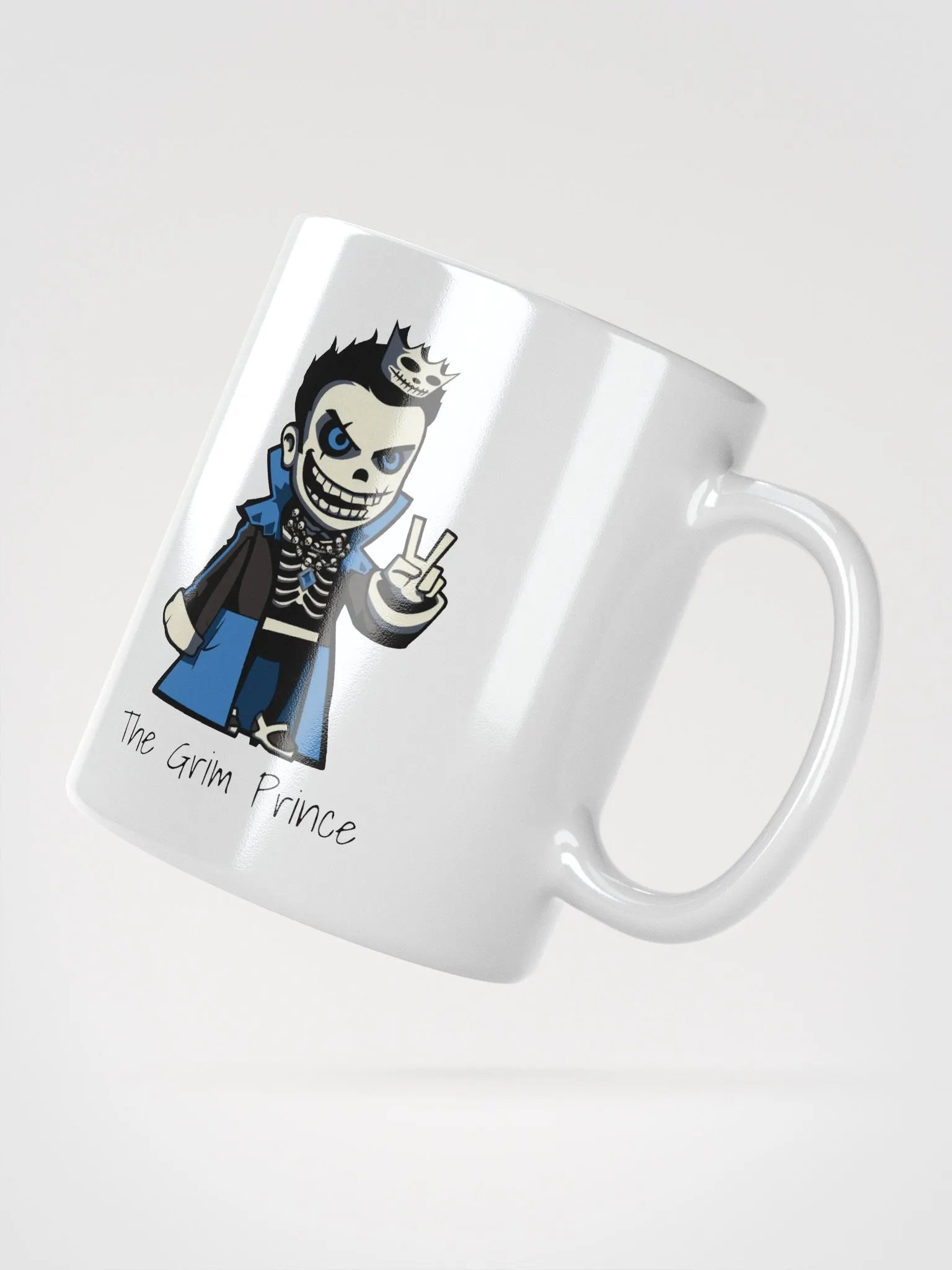 Grimmy the Grim Prince - White Ceramic Mug product image (3)