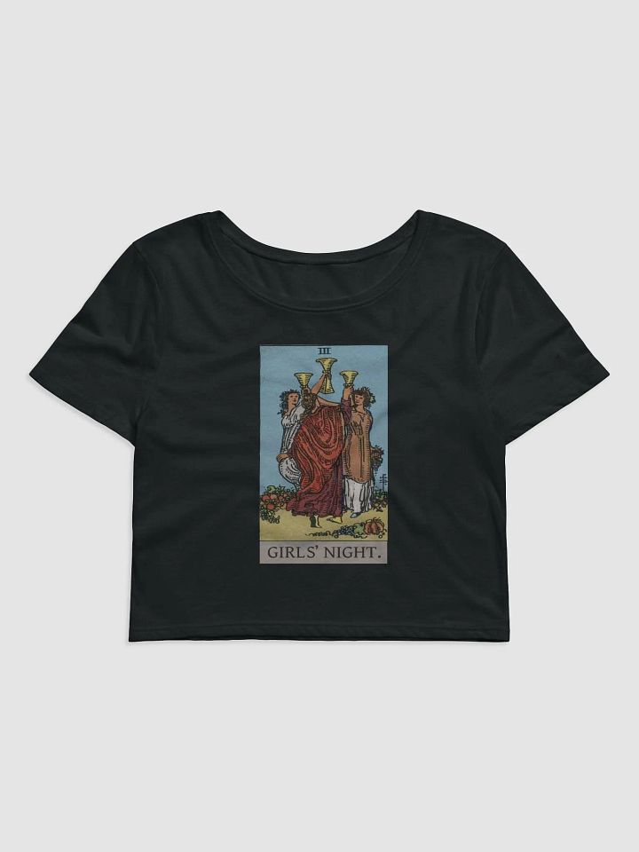 Girls' Night Tarot 3 of Cups - Crop Top product image (1)