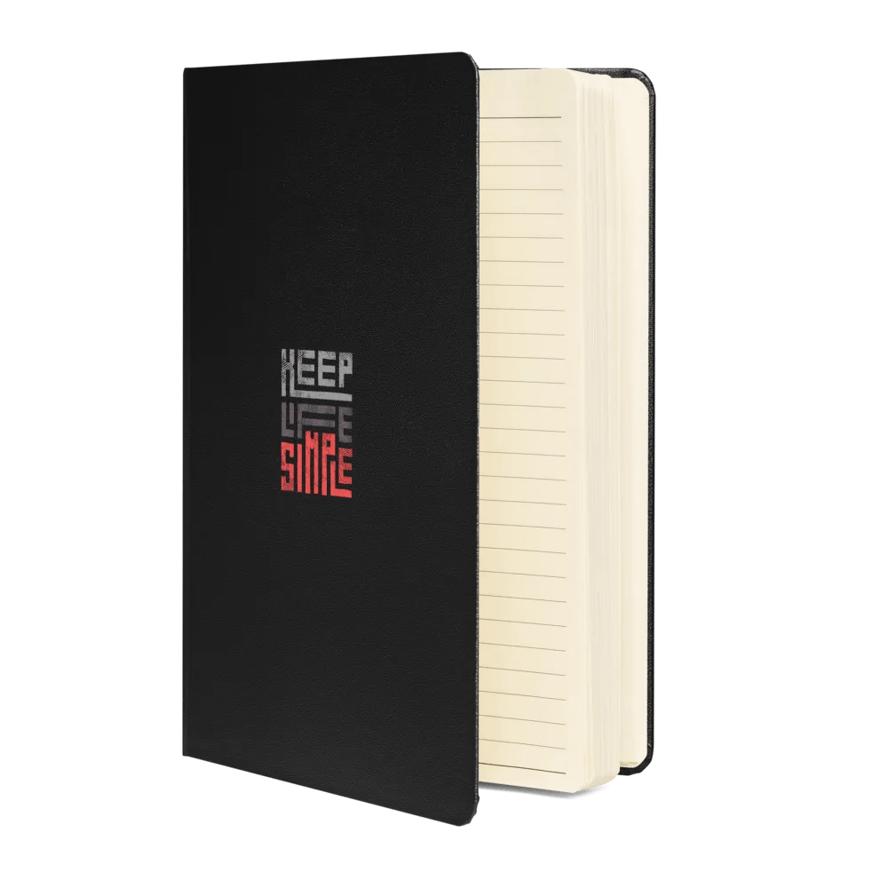 'Keep Life Simple' Hardcover Bound Notebook product image (3)