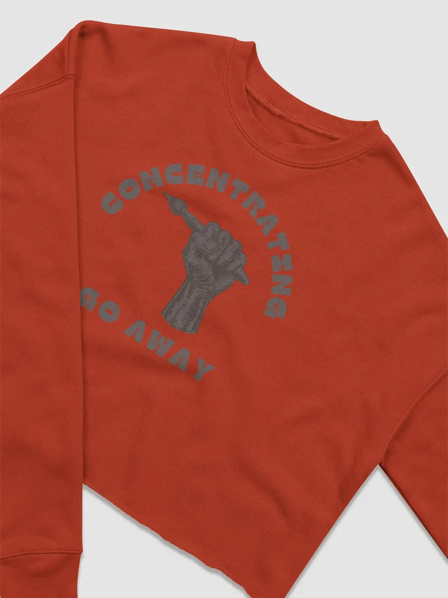 "Concentrating, Go Away" Cropped Sweater product image (3)