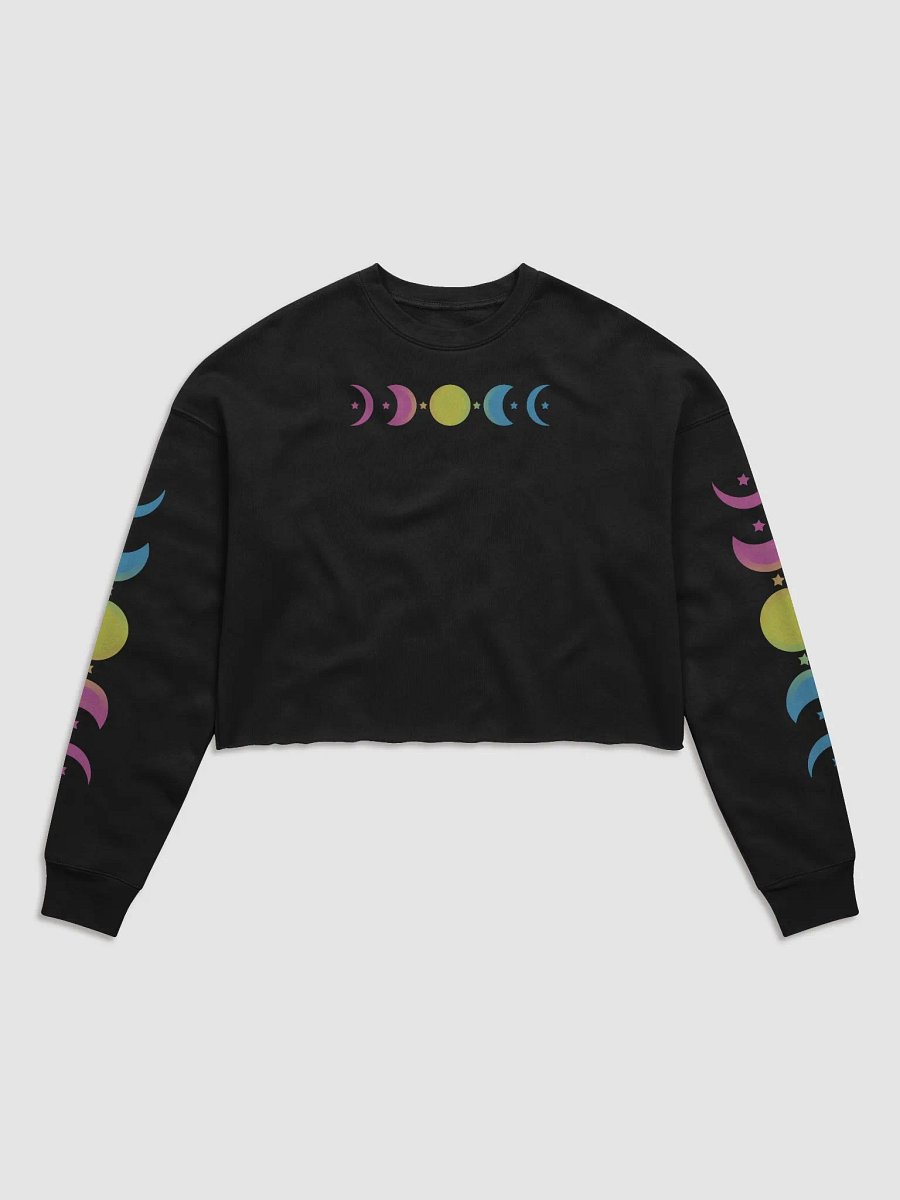 Phasing Through the Moon Pansexual Crop Sweatshirt product image (1)