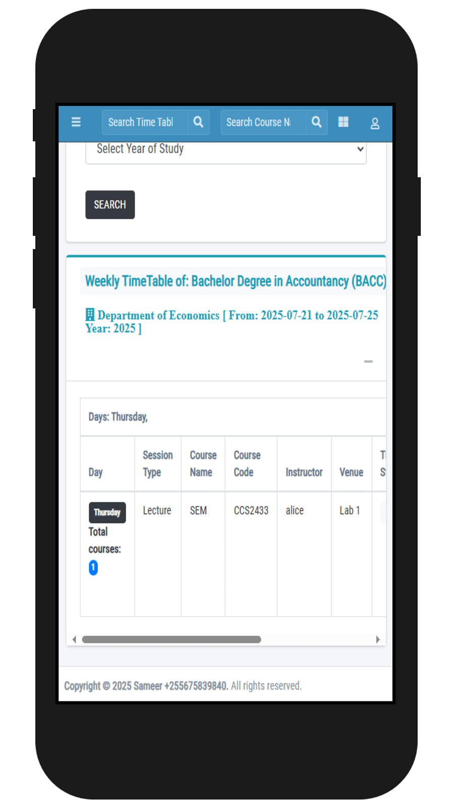 College TimeTable System product image (7)