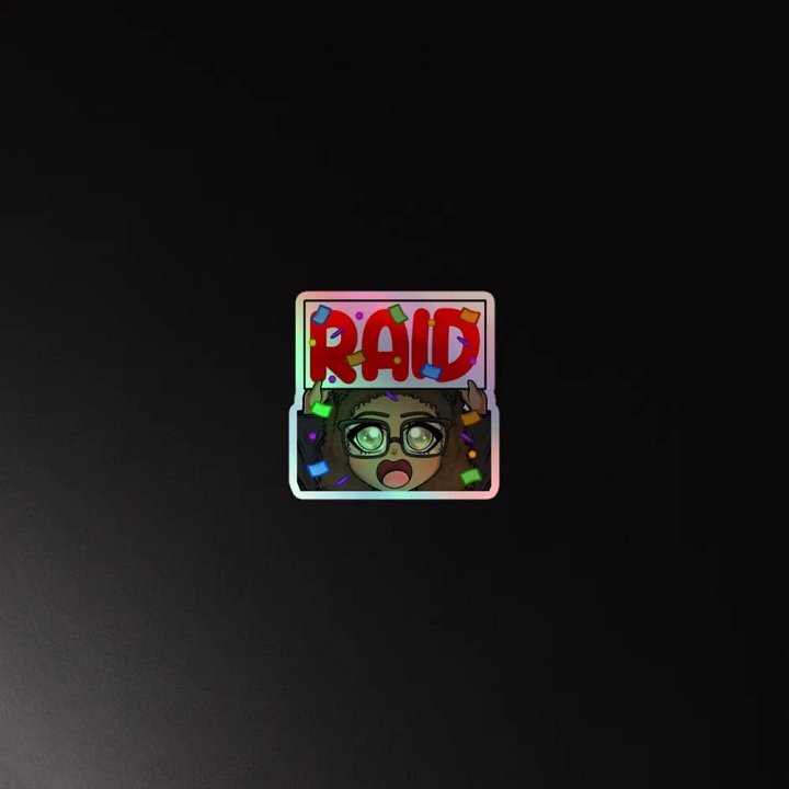 Raid Celebration Holographic Sticker Sheet product image (4)
