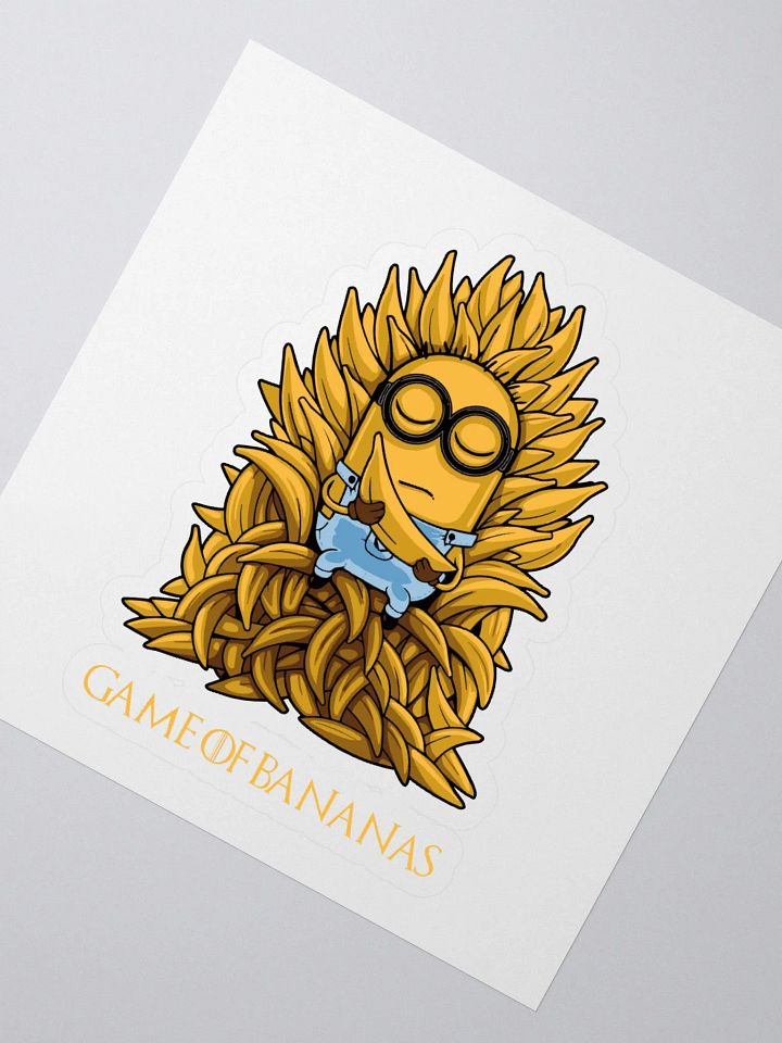 Game of Bananas Minion Sticker product image (2)