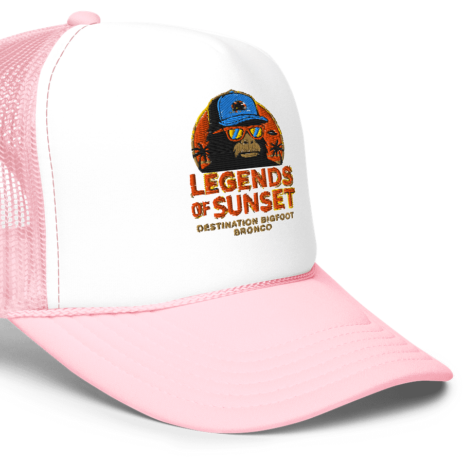 Destination Bigfoot Bronco Legends Of Sunset Foamy Trucker Cap (Multiple Color Options) product image (23)