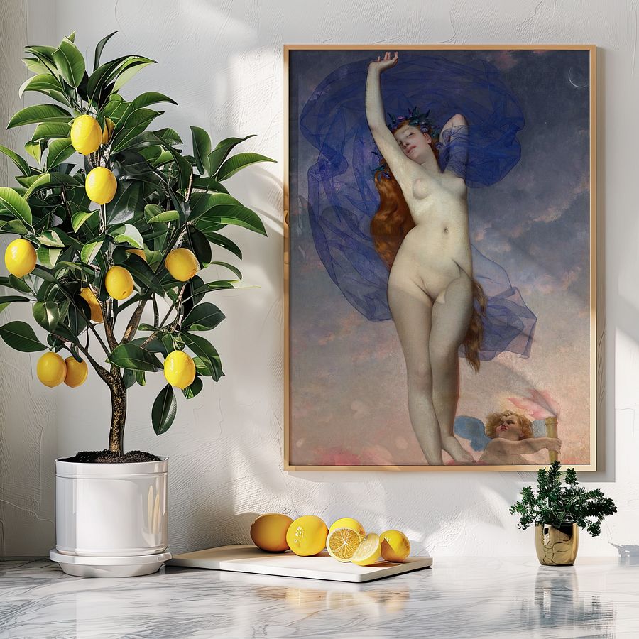 L’aurore (1868) by Adolphe-Alexandre Lesrel product image (23)