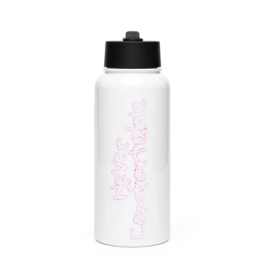NEVER COMFORTABLE WATER-BOTTLE - V.PINK product image (1)