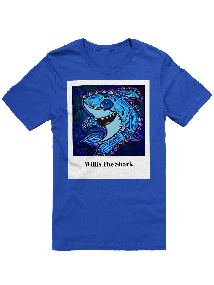Willis The Shark Abstract Sea Animal T-Shirt product image (1)