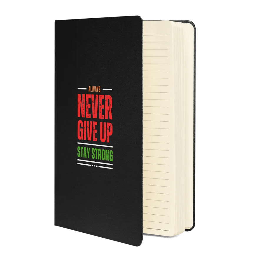 Motivational Message Hardcover Notebook product image (8)