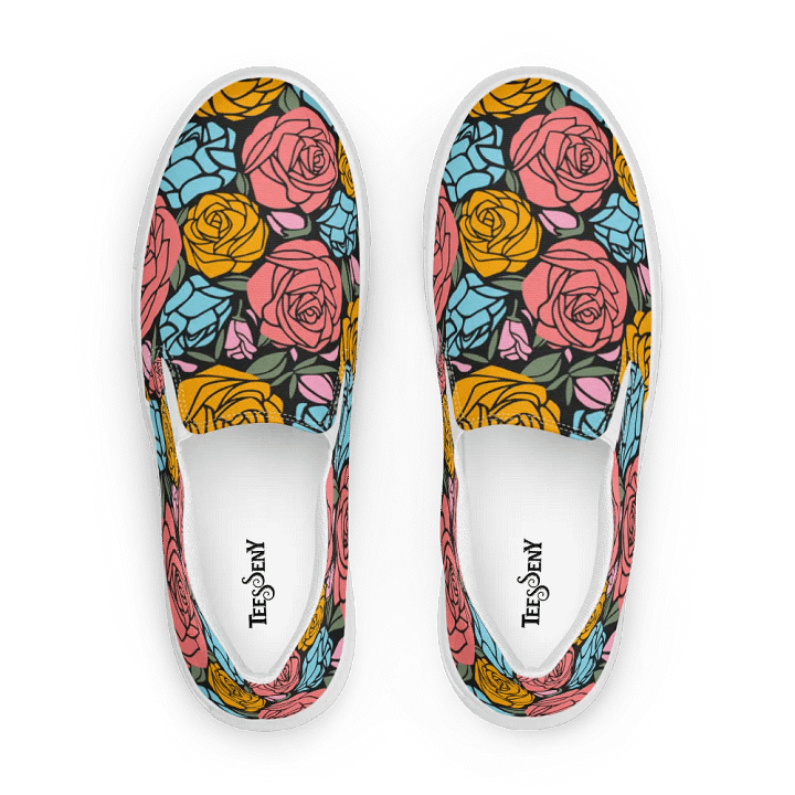 Rose Garden Slip-On Canvas Shoes product image (1)