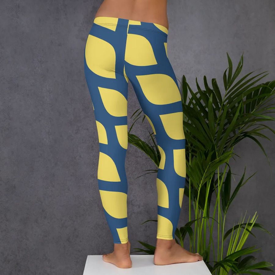 Leafy Blues All-Over Leggings product image (6)