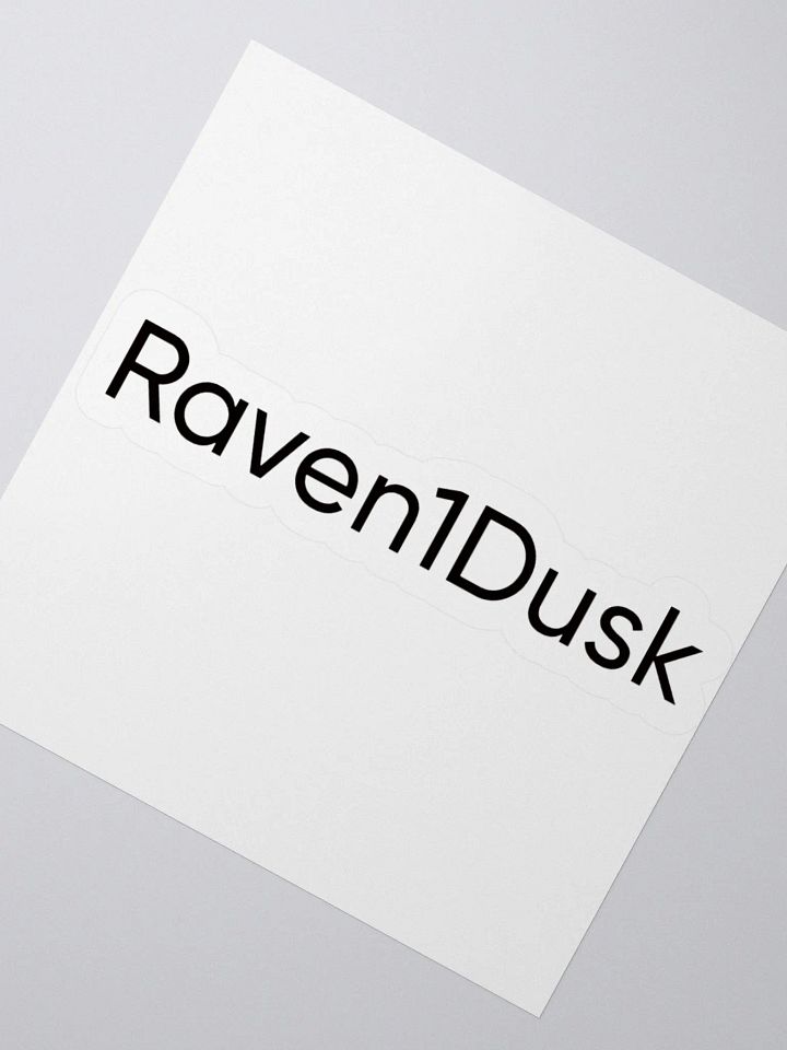 Raven1Dusk Sticker product image (4)
