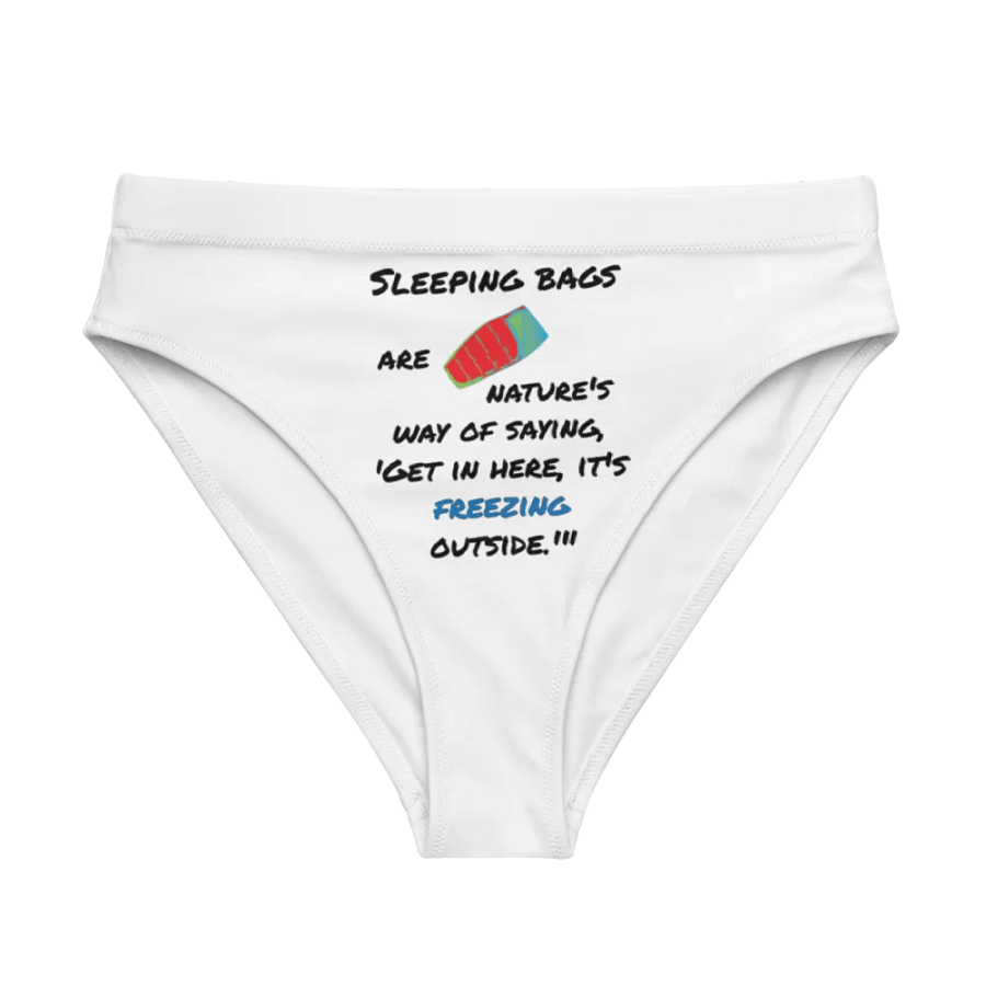 Arctic Dreams Recycled High-Waisted Bikini Bottom product image (1)