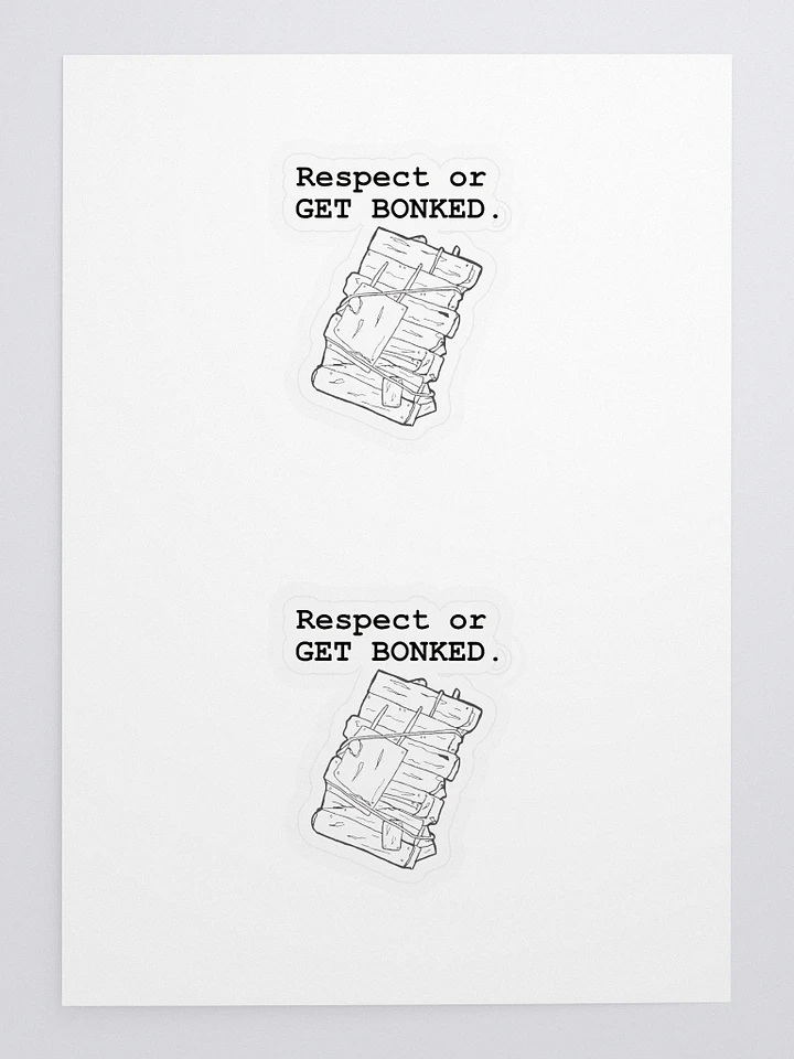 Respect or Get Bonked Sticker product image (1)